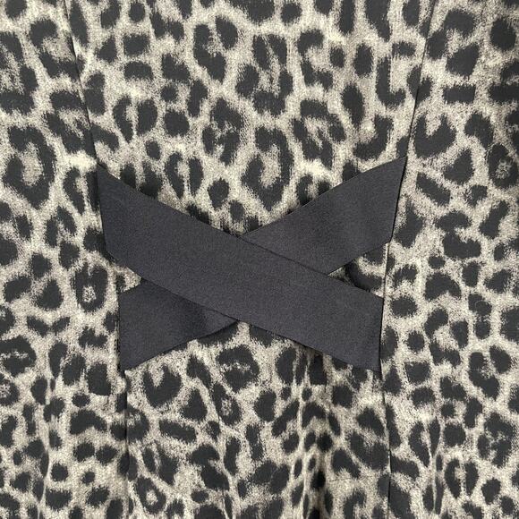 Cabi Blazer Womens 4 Leopard Animal Print Stretch Jacket Chic Style 3373 - Picture 9 of 15